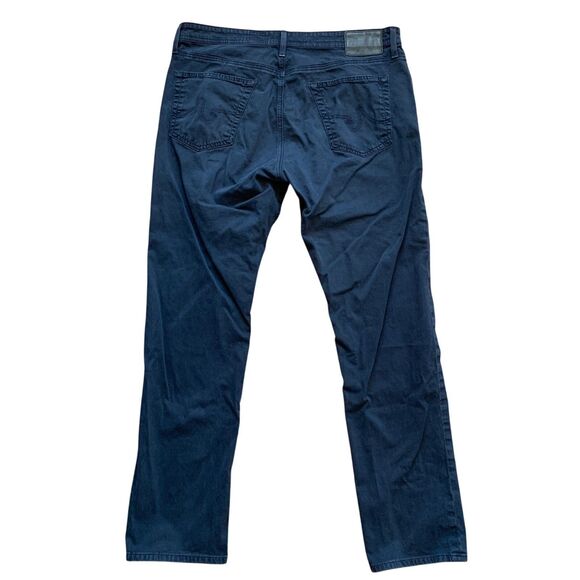 AG Adriano Goldschmied The Everett Pants Men’s 36 x 32 Slim Straight Navy-Blue - Picture 5 of 9